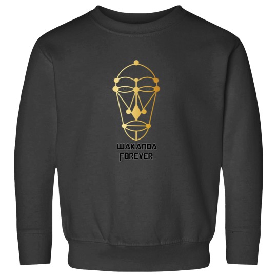 Discover Wakanda Forever Black Version Slim Fit Sweatshirts