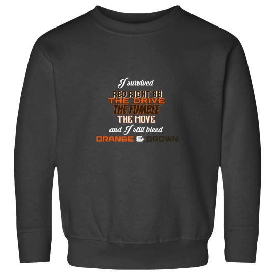 Discover I survived (Browns) Sweatshirts