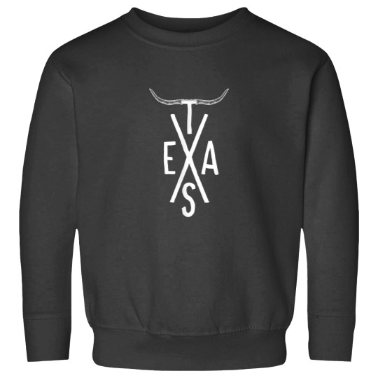 Discover Cool Texas Souvenir Long Cow Horns USA Cowboy Traveler Gift Sweatshirts