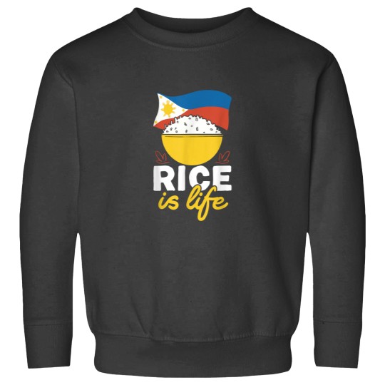 Discover Philippines Filipino Rice Is Life Filipino Sweatshirts