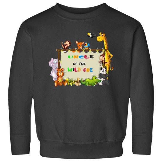 Discover Uncle Of The Wild One Zoo Safari Sweatshirts