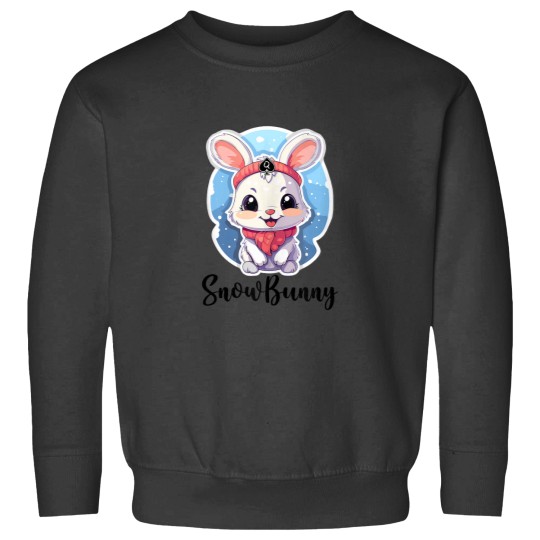 Discover Snowbunny Cute Bunny Rabbit In The Snow Sweatshirts
