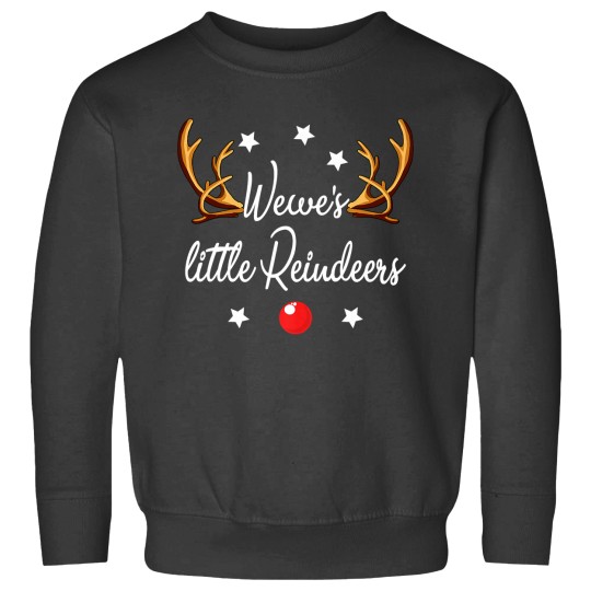 Discover Wewes Little Reindeers Funny Reindeers Sweatshirts