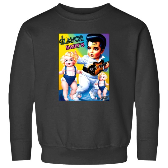 Discover Elvis  Marilyn’s Glamor Twins Rock the Dance Floor Sticker Sweatshirts