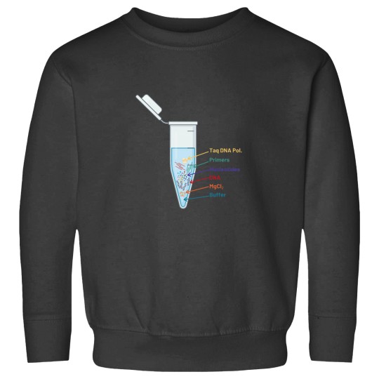 Discover The Perfect PCR Polymerase Chain Reaction Process Steps Chemicals Biology Science Pipette Tubes Sweatshirts