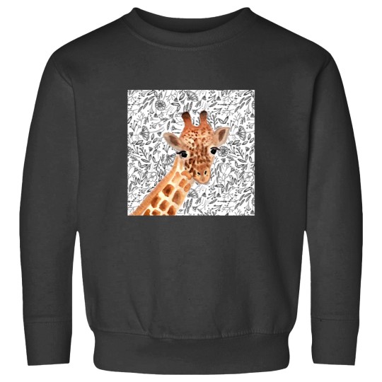 Discover Watercolor Giraffe Throw Pillow Sweatshirts