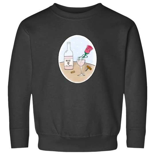 Discover A Rose In A Rosé WineBath Sweatshirts