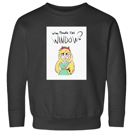Discover Who broke the window - Star vs the forcesof evil Sweatshirts