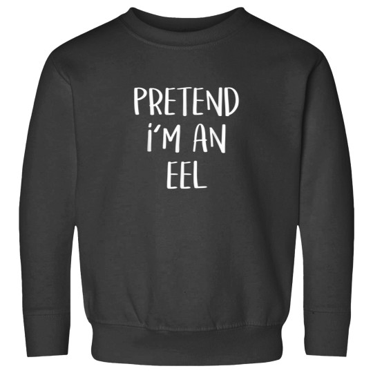 Discover Pretend Im An Eel Costume Funny Fish Halloween Party Sweatshirts