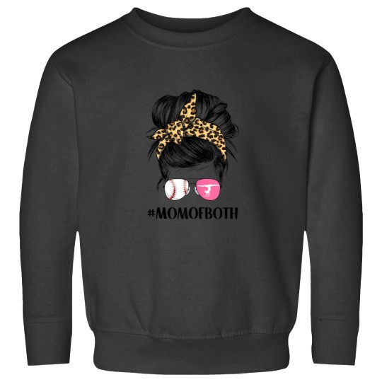 Discover Momlife Baseball Gymnastic Mom Of Both Bun Hair Sunglasses Sweatshirts