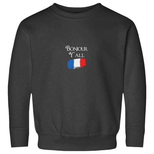 Discover Bonjour YAll Funny French Flag France Lover Gif Sweatshirts