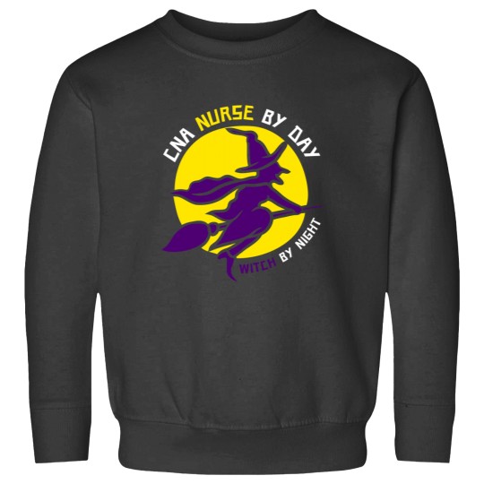 Discover Funny CNA by day Witch by night s Gift Premium Sweatshirts