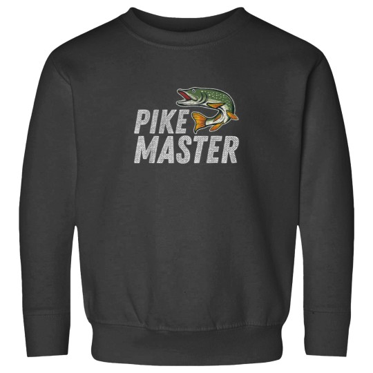 Discover Northern Pike Fishing Gift Pike Master Men Boys Fishing Sweatshirts