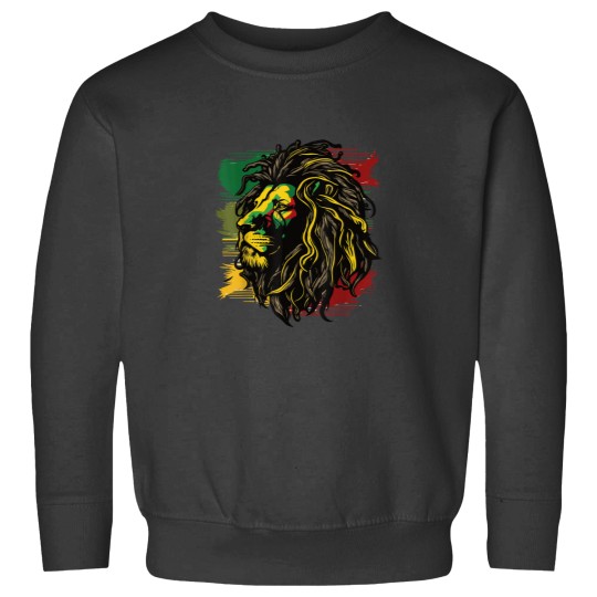 Discover Jamaican Lion Jamaican Rasta Flag Lion Of Judah Reggae Music 4899 Sweatshirts