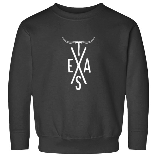 Discover Cool Texas Souvenir Long Cow Horns USA Cowboy Traveler Gift Sweatshirts