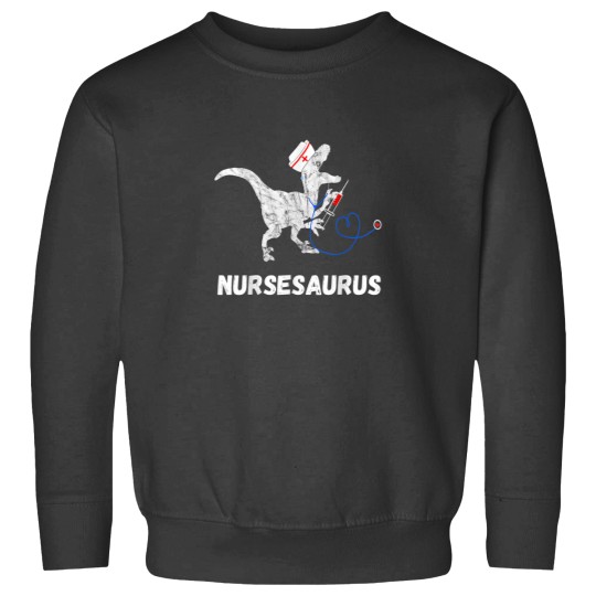 Discover Nurse Dinosaurs Clinical RN Funny Nursing Dino Doctor TRex Sweatshirts
