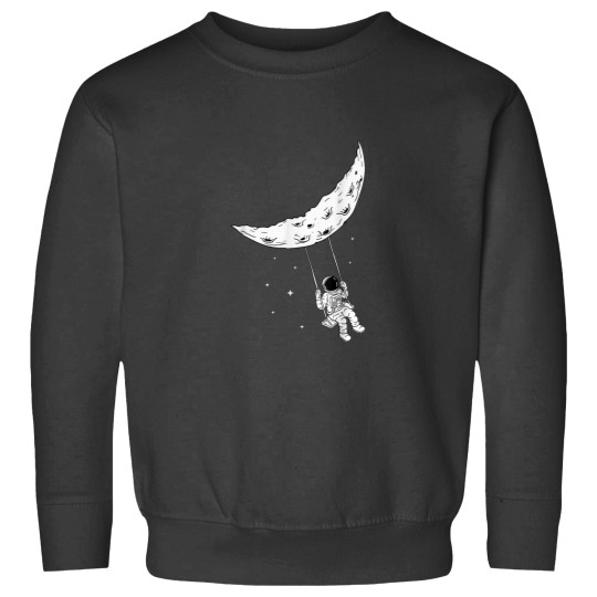Discover Moon Swing Man On The Moon Space Astronomy Astronaut Sweatshirts
