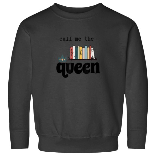 Discover Book Queen Tee Funny Reading Hobby Librarian Bookworm Women Sweatshirts