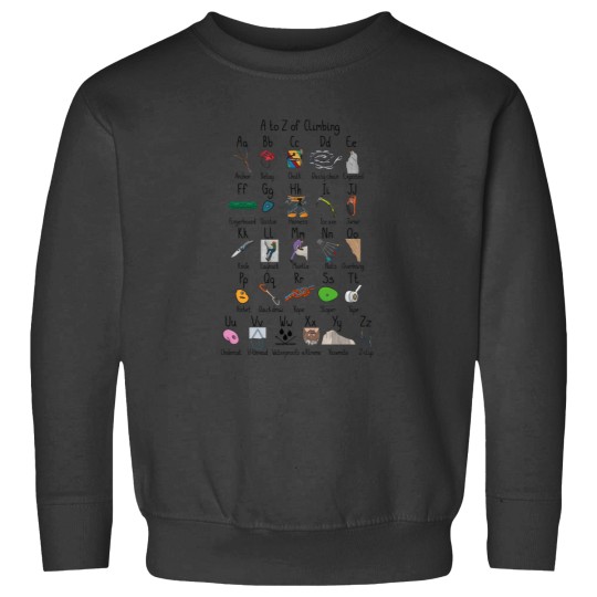 Discover A to Z of Climbing Journal Sweatshirts