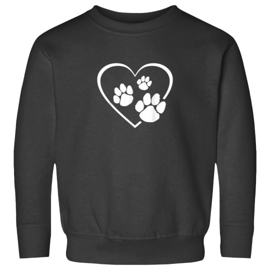 Discover Dogs Cats Paw Print Mens Ladies Dog Cat Valentine Fun Gift Sweatshirts