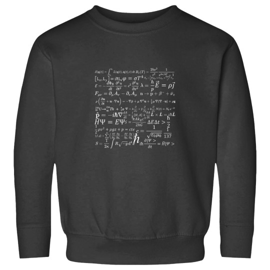 Discover Physics equations and formulas dark version Sweatshirts