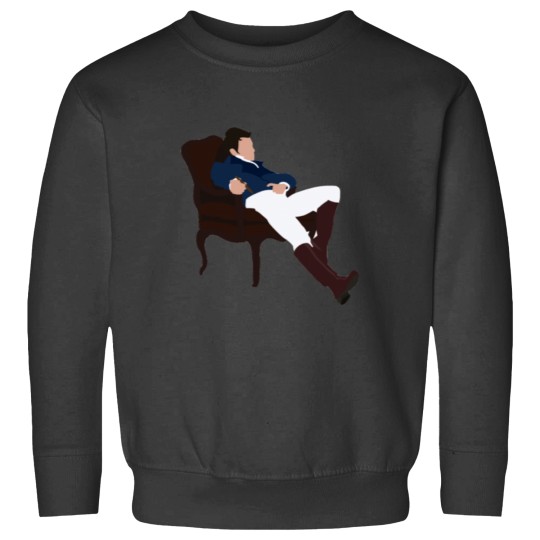 Discover Anthoot In Chair Cigar with Duke of Hastings Sticker Sweatshirts