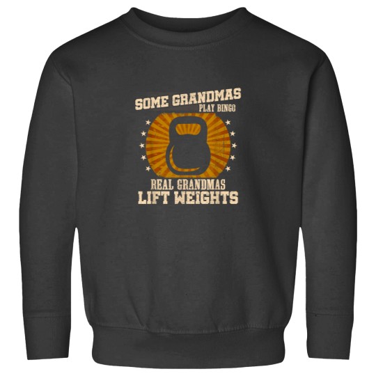 Discover Weightlifting Grandma Shirt Real Grandmas Lift Weights Sweatshirts