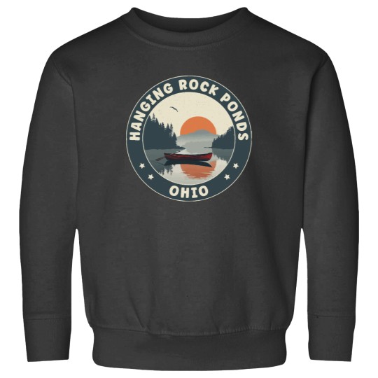 Discover Hanging Rock Ponds Hanging Rock Ponds Ohio Sunset Sweatshirts