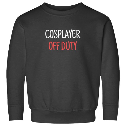 Discover Cosplayer Off Duty Costume Play Cosplay Funny Sweatshirts