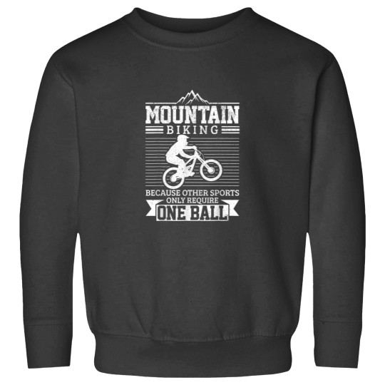 Discover Mountain Bike MTB Downhill Biking Funny Mountain Biker Gift Sweatshirts