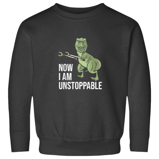 Discover Now I am Unstoppable Funny Dinosaur Grabber Claws Sweatshirts