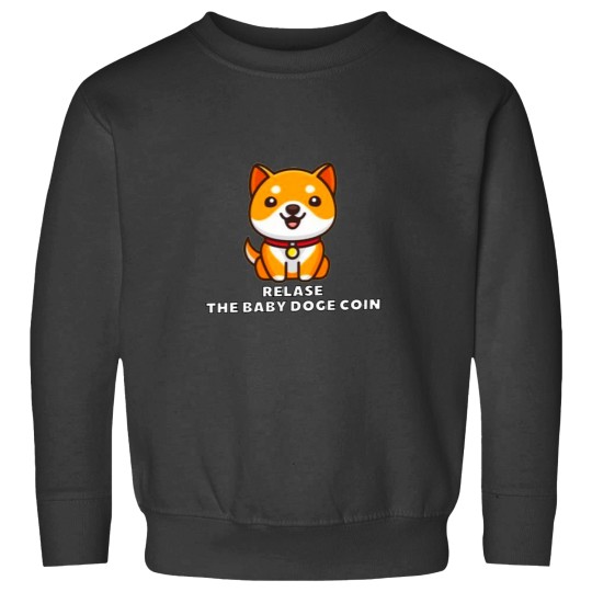 Discover Relase the Baby Doge Coin Sweatshirts