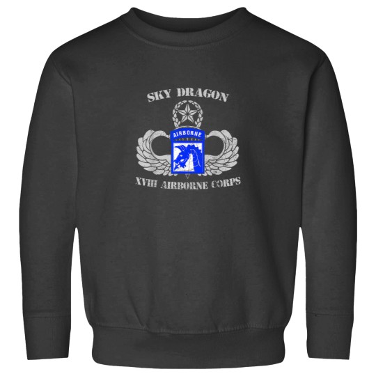 Discover Sky Dragon Proud 18th XVIII Airborne Corps US Vet Sweatshirts