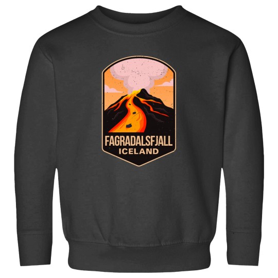 Discover Fagradalsfjall Iceland Volcano Eruption 2022 Sweatshirts