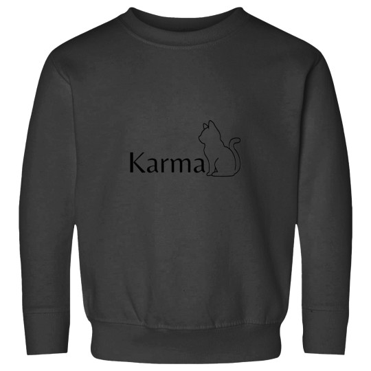 Discover Karma is a cat Sweatshirts