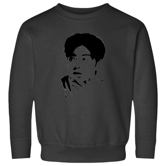 Discover Cha Eun Woo Black on White Photo Print Sweatshirts