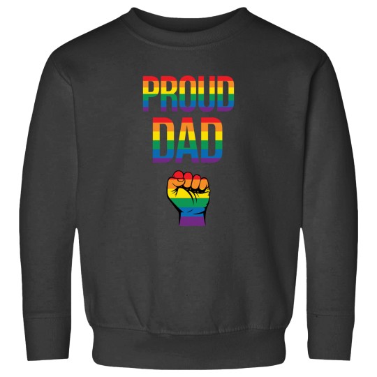 Discover Rainbow Proud Dad Gay Pride Sweatshirts