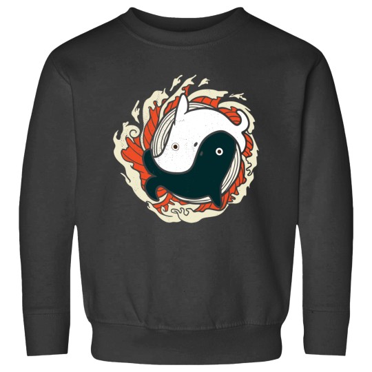 Discover Yin Yang Whales Animal Sweatshirts