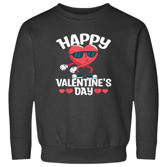Discover Happy Valentine's Day Dancing Heart Funny Valent Sweatshirts