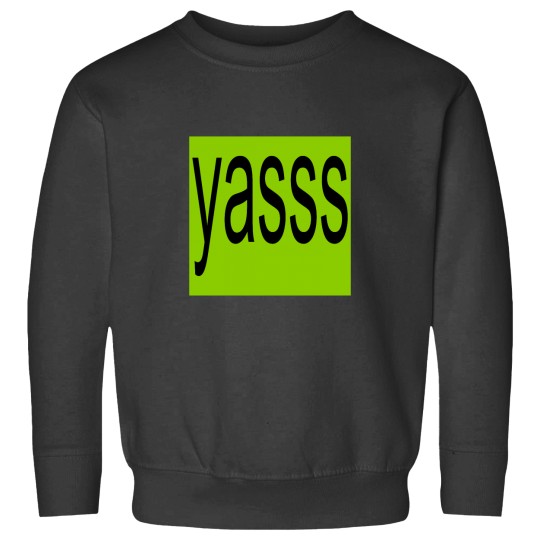 Discover Yasss brat parodyActive Sweatshirts