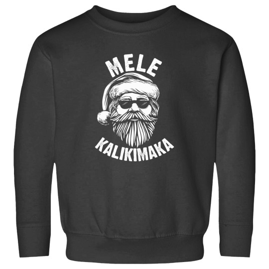 Discover Hawaiian Santa Mele Kalikimaka Christmas at Hawaii Beach Funny Quote Sweatshirts