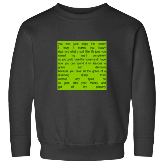 Discover What a sad little life Jane (brat) Active Sweatshirts