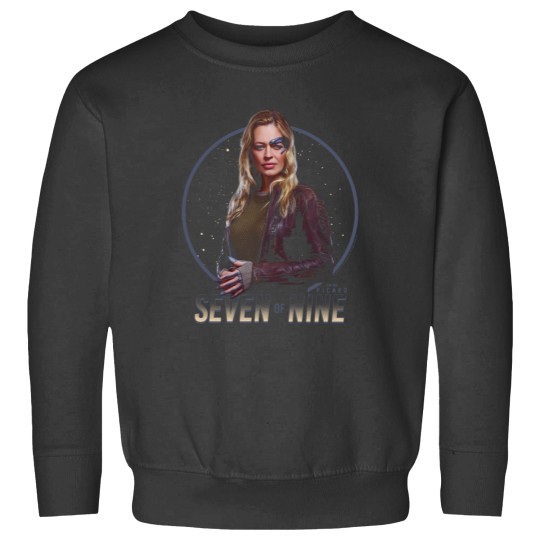 Discover Star Treks Picard Seven Of Nine Vintages Portrait Sweatshirts