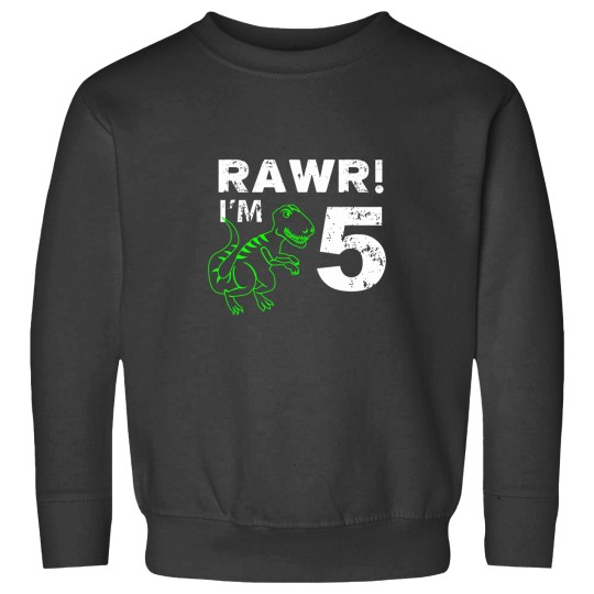 Discover Rawr! Im 5 Dinosaur Birthday Essential Sweatshirts
