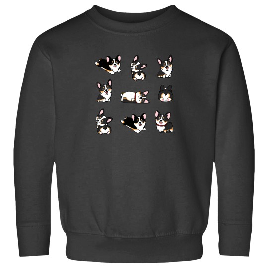 Discover Kawaii Corgi Tri Color Sweatshirts