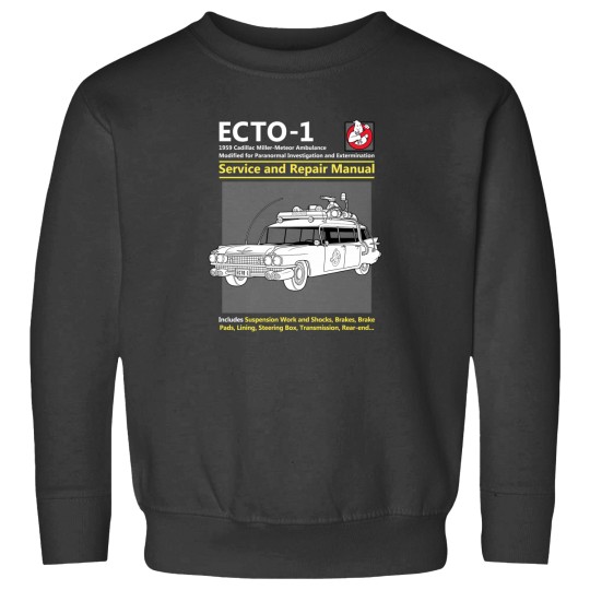 Discover Ecto-1 Service And Repair Manual Sweatshirts