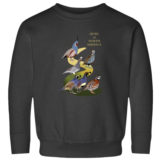 Discover Quail Of North America With Text Sweatshirts