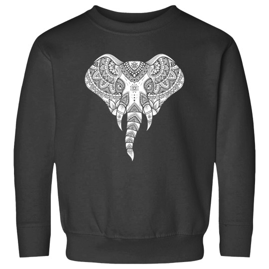 Discover Elephant Mandala Yoga Ornate Elephant Sweatshirts