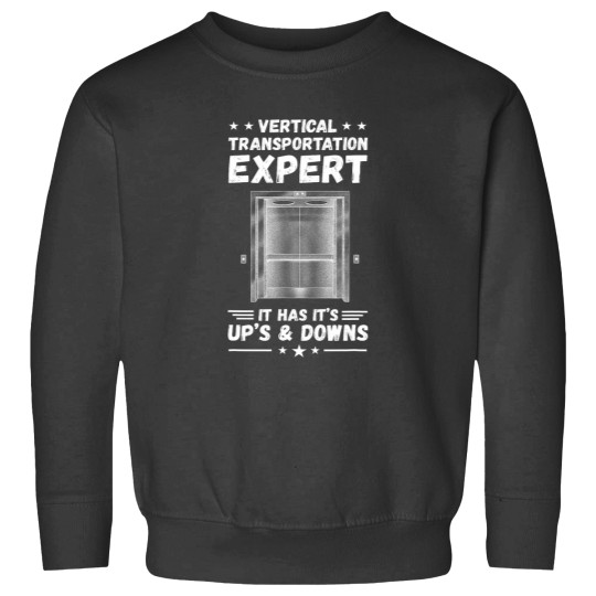 Discover Transportation for Elevator Lover Installer Sweatshirt