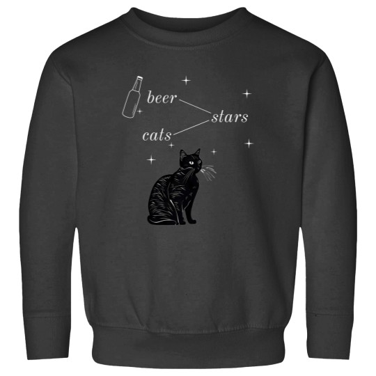 Discover Beer Stars Cats white Sweatshirts